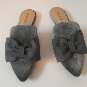 Zigi Soho Velour Mules Sz 9 E59